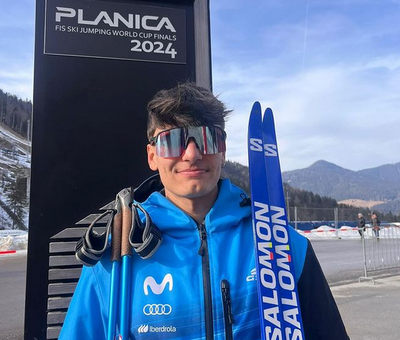 Bernat Sellés, als Mundials U23 d'esquí de fons a Planica (Foto: RFEDI)