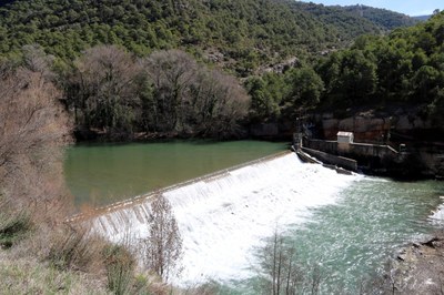 Presa de Sossís, al riu Noguera Pallaresa