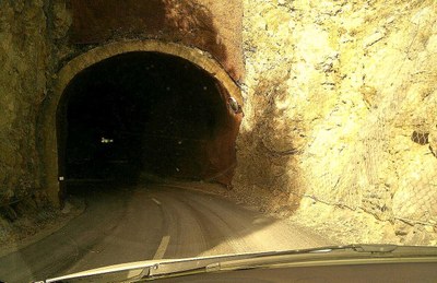 El túnel de Viu de Llevata, a l'N-260