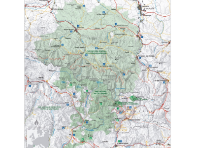 Mapa del Parc Pirinenc de les Tres Nacions