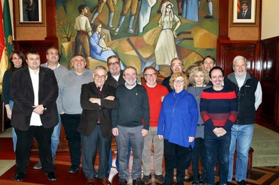 Reunió, a la Diputació de Lleida, del jurat del 29è Premi Pica d'Estats