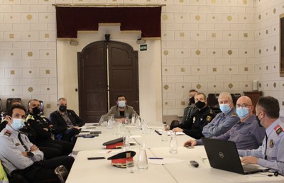 Reunió de la Junta Local de Seguretat (Foto: Ajuntament de la Seu d'Urgell)