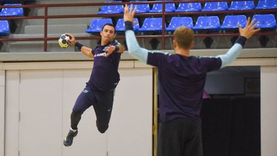 Entrenament del Barça Lassa a Encamp (FCB Handbol)