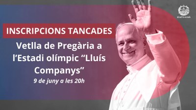 Inscripcions tancades per participar a la Vetlla de pregària amb el papa Lleó XIV (Bisbat d'Urgell)
