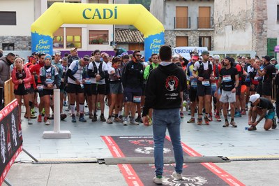 Sortida de la Marató de Boumort 2026, a Organyà (Foto: Cadí Circuit Fer)