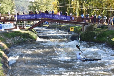 El Parc Olímpic del Segre, durant el Campionat d'Espanya 2023 d'eslàlom