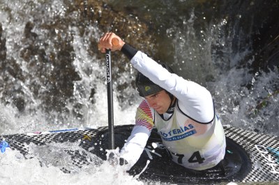 Miquel Travé, al Campionat d'Espanya 2023 d'eslàlom (Foto: RFEP)