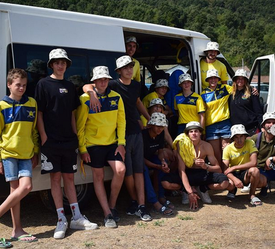 Palistes del Cadí CK al Campionat d'Espanya de Joves Promeses, a Sabero (Foto: @cadicanoekayak)