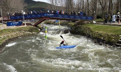 Prova de la Copa d'Espanya de caiac cros al Parc Olímpic del Segre