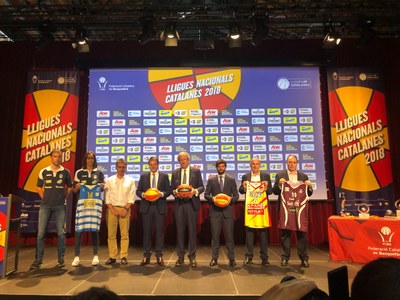 Presentació de les Lligues Catalanes 2018 de bàsquet (FCBQ)