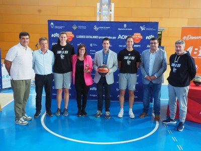 Presentació, al Palau d'Esports, de la Lliga Nacional Catalana Femenina AON 2023
