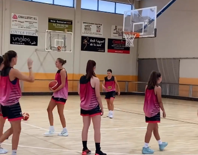 Primer entrenament del Cadí La Seu 2023-2024, aquest dilluns al Poliesportiu Municipal (Imatge: Sedis Bàsquet)