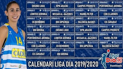 Calendari de la Lliga Femenina 2019-2020