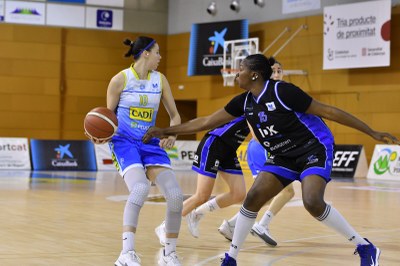 Yurena Díaz, al partit Cadí La Seu-IDK Gipuzkoa (Foto: Agustí Peña)