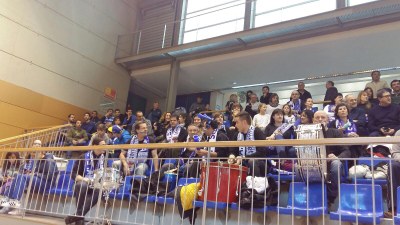 Públic al Palau d'Esports (Foto: Toñi Cabello)