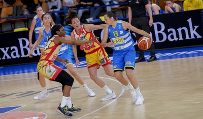 Semifinal de la Copa de la Reina entre el Cadí La Seu i l'Spar Citylift Girona (Foto: FEB)