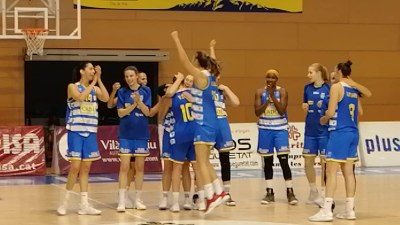 El Cadí La Seu celebra la classificació per a les semifinals de Lliga 2019 (Foto: Toñi Cabello)