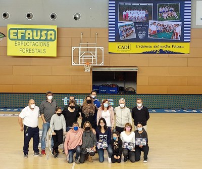 Homenatge a l'equip Sedis Cadí de la temporada 1994-1995 (Foto: @jorfabrega)
