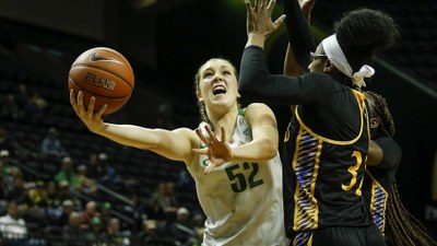 Sierra Campisano, en la seva etapa a l'NCAA (Foto: University of Oregon)