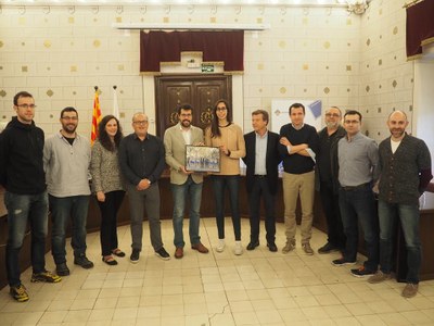 Visita del Cadí La Seu a l'Ajuntament