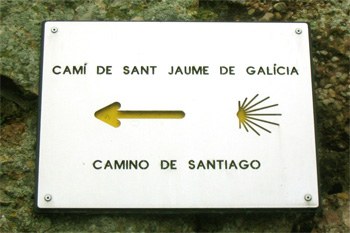 Camí de Sant Jaume - Placa