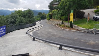 Camí de Sant Isidre amb les obres finalitzades (Foto: Ajuntament de la Seu)