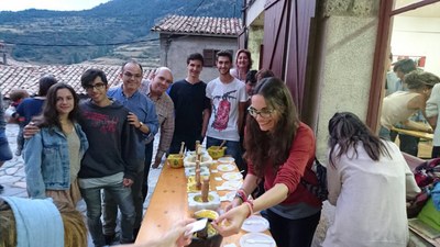Jordi Turull, a la Festa Major de Josa (Foto de Jordi Turull a Twitter/3 de setembre 2016)