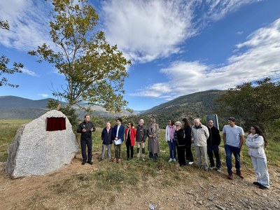 Homenatge a Miquel Caminal i descoberta d'una placa de record, al Pla de les Forques de la Seu
