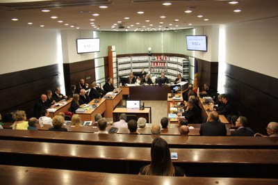 Vista judicial pel 'cas BPA', a l'edifici Prada Casadet (Foto: ACN)
