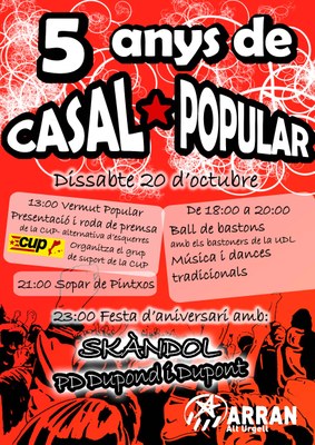 Arran - Cartell aniversari