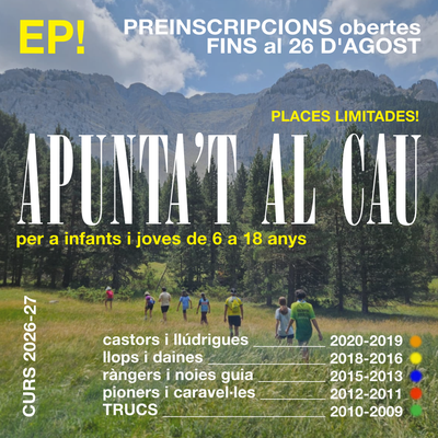 El CAU de la Seu d'Urgell obre la preinscripció per al curs 2026-27