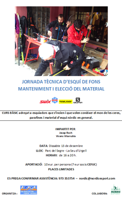 CEFUC - Jornada tècnica sobre material
