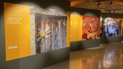 Exposició permanent del Centre d'Interpretació del Parc Natural del Cadí-Moixeró a Talló (Foto: ACN)