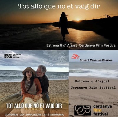 Estrena a Puigcerdà de la pel·lícula 'Tot allò que no et vaig dir', de Conrad Son