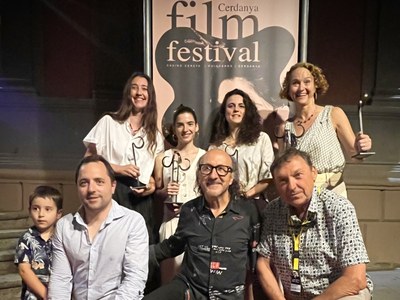 Alguns dels premiats del Cerdanya Film Festival 2025 (Foto: CFF)