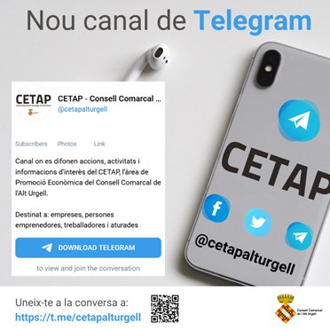 Canal del CETAP a Telegram