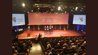 Lliurament del diploma de Club Centenari al CF Organyà (UFEC)