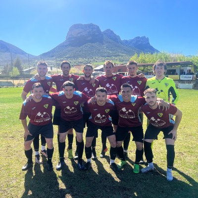 Alineació de La Seu FC en el derbi comarcal a Organyà (@fclaseu)