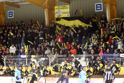 El Palau de Gel de Puigcerdà, ple a la semifinal de la Lliga 2019 d'hoquei gel (Foto: Yann Rieu / Hockeyphoto.net)