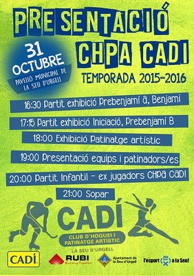 Presentació del CHPA Cadí 2015-2016