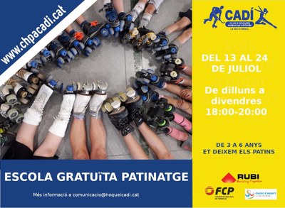 Escola de patinatge del CHPA Cadí, aquest juliol