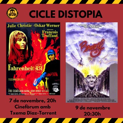 Projeccions d'aquesta setmana del Cicle Distopia del CineClub La Seu