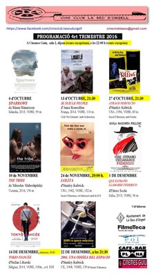 CineClub La Seu - Tardor 2016
