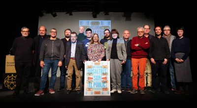Cineclubs homenatjats per l'Acadèmia de Cinema Català (Foto: Acadèmia de Cinema Català/Martí E. Berenguer)
