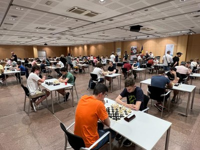 Aspecte general del Gran Prix de partides ràpides d'escacs d'Andorra la Vella