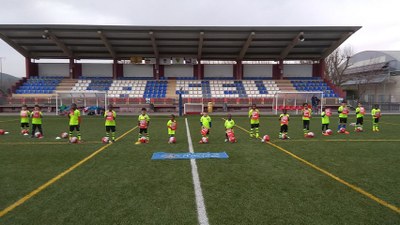 Club Esportiu Ciutat La Seu se suma a la campanya 'Mostra-li la targeta vermella al racisme' (Foto: CE Ciutat La Seu)