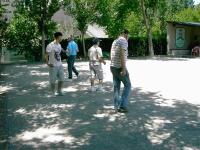 Competició de petanca a la Seu