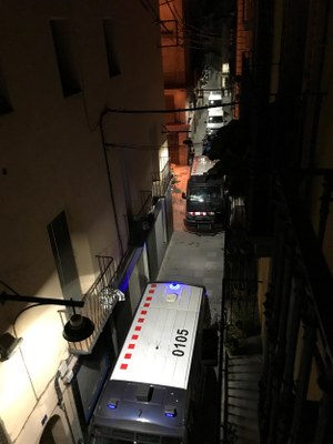 Escorcoll a la casa on vivia l'imam de Ripoll, l'agost passat (Foto: ACN/Arxiu)
