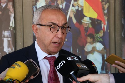 Alejandro Blanco, en una trobada amb els mitjans (Foto: ACN)