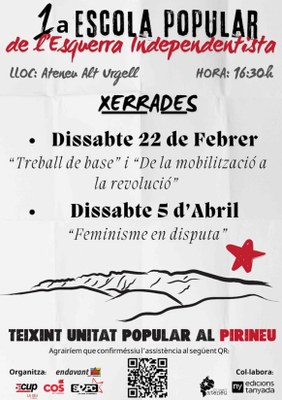 1a Escola Popular de l'Esquerra Independentista de l'Alt Urgell